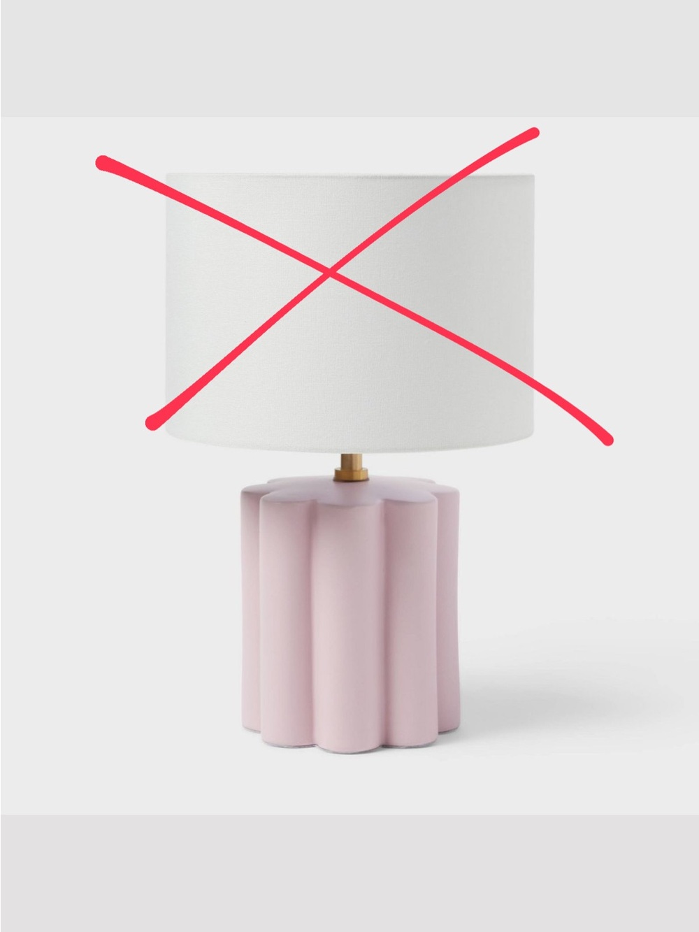 Fluted Kids' Table Lamp Purple - Pillowfort